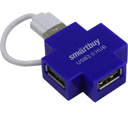 SMARTBUY (SBHA-6900-B) 4 порта синий