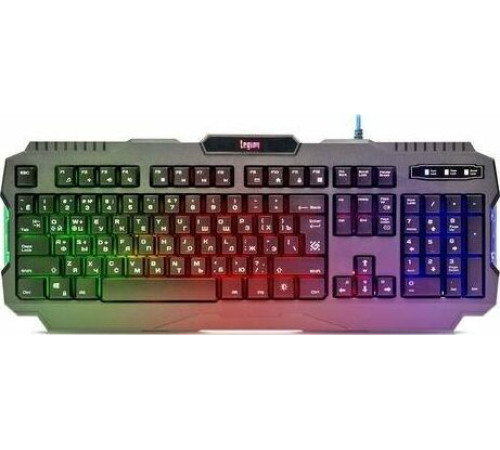 DEFENDER (45010) Legion GK-010DL RU,RGB подсветка,19 Anti-Ghost