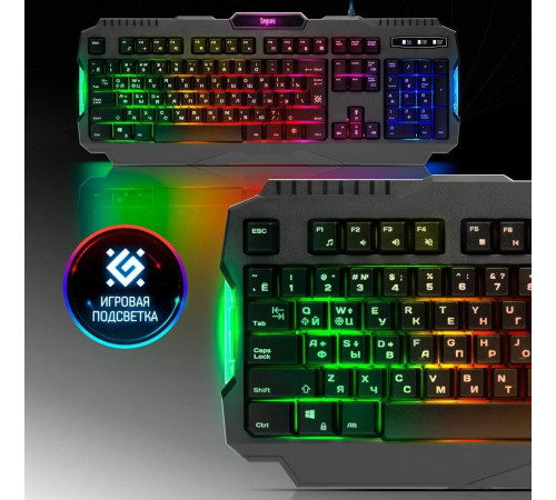 DEFENDER (45010) Legion GK-010DL RU,RGB подсветка,19 Anti-Ghost
