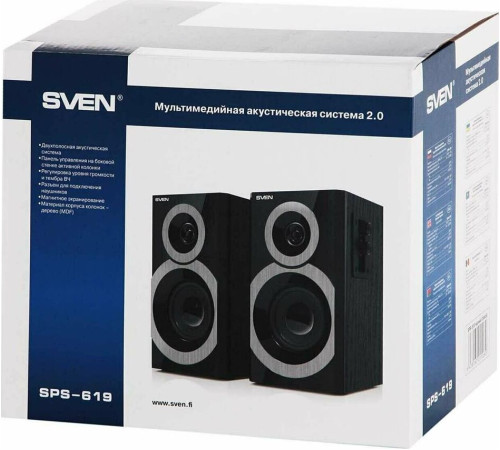 SVEN SPS-619 черный/серебро