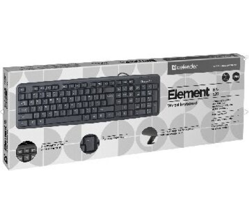DEFENDER (45522) ELEMENT HB-520 USB RU черный
