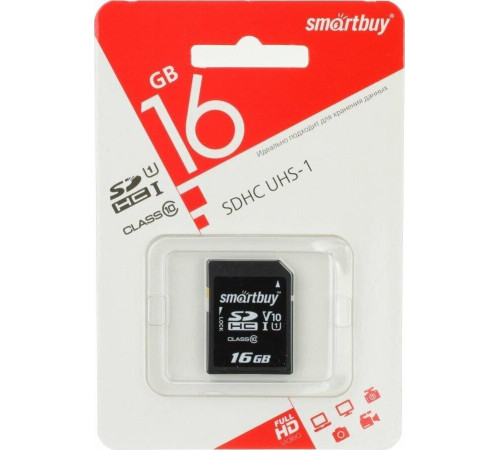 SMARTBUY (SB16GBSDCL10-00LE ) SDHC 16GB Class10