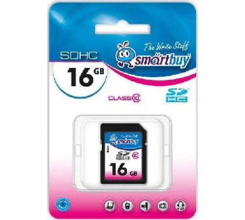 SMARTBUY (SB16GBSDCL10-00LE ) SDHC 16GB Class10