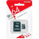 SMARTBUY (SB64GBSDCL10-01) MicroSDXC 64GB Class10 UHS-1 + адаптер