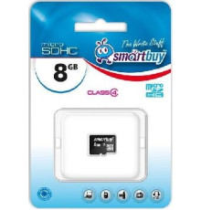 SMARTBUY (SB8GBSDCL4-00) MicroSDHC 8GB Сlass4