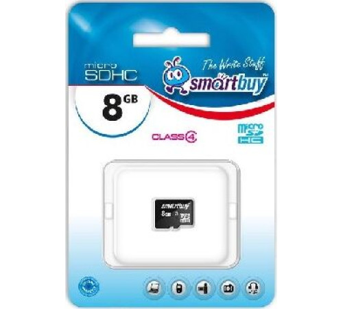 SMARTBUY (SB8GBSDCL4-00) MicroSDHC 8GB Сlass4