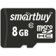 SMARTBUY (SB8GBSDCL10-01) MicroSDHC 8GB Сlass10 + адаптер