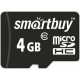 SMARTBUY (SB4GBSDCL10-01) MicroSDHC 4GB Class10 + адаптер