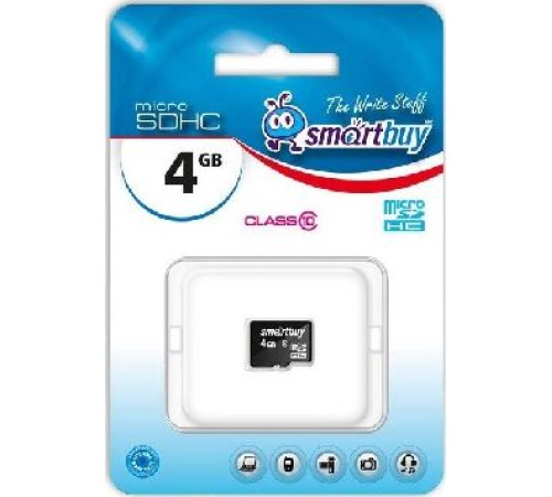 SMARTBUY (SB4GBSDCL10-00) MicroSDHC 4GB Class10