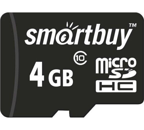 SMARTBUY (SB4GBSDCL10-00) MicroSDHC 4GB Class10
