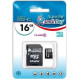 SMARTBUY (SB16GBSDCL10-01) MicroSDHC 16GB Сlass10 + адаптер