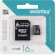 SMARTBUY (SB16GBSDCL10-01) MicroSDHC 16GB Сlass10 + адаптер