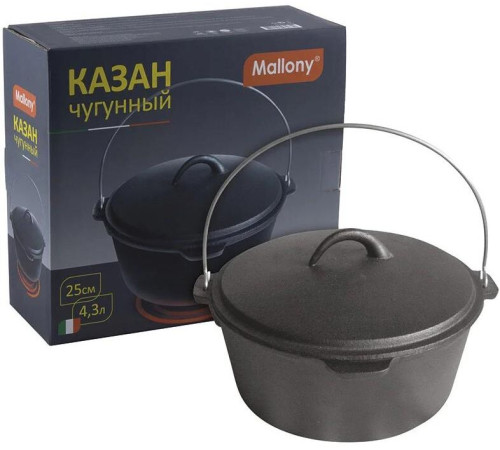 MALLONY KС-25 казан 3,4л чугун (985046)