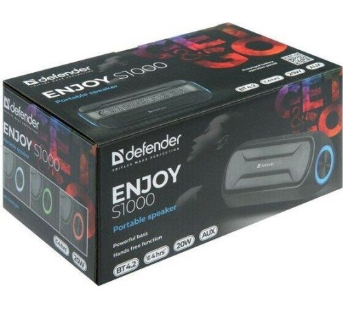 DEFENDER (65688) ENJOY S1000 черный