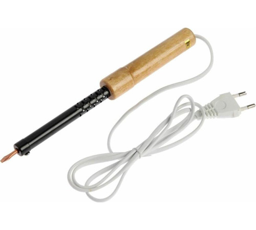 REXANT (12-0225) Электрический паяльник 25Вт, дерево