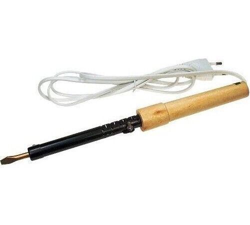 REXANT (12-0225) Электрический паяльник 25Вт, дерево