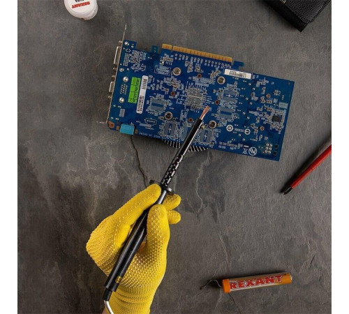 REXANT (12-0225-1) электрический паяльник 25Вт, пластик