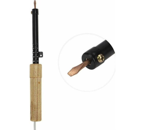 REXANT (12-0265) электрический паяльник 65Вт, дерево