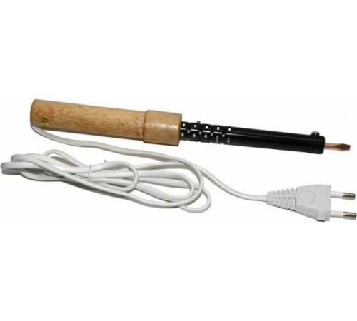 REXANT (12-0280) электрический паяльник 80Вт, дерево