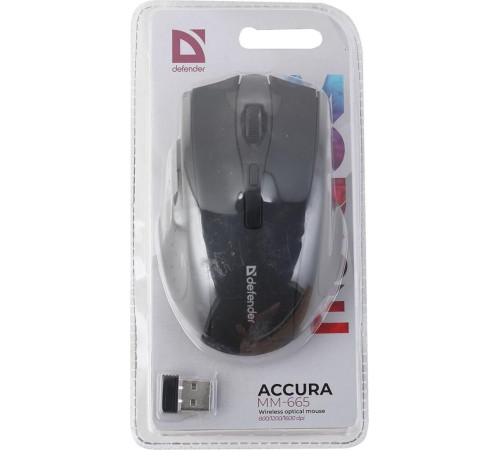DEFENDER (52665) ACCURA MM-665 черный