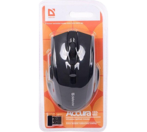 DEFENDER (52665) ACCURA MM-665 черный