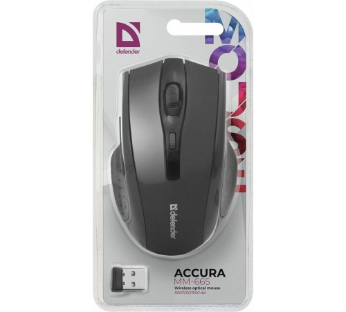 DEFENDER (52665) ACCURA MM-665 черный