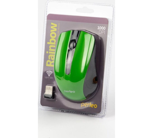 PERFEO (PF-3437) RAINBOW , черный/зеленый