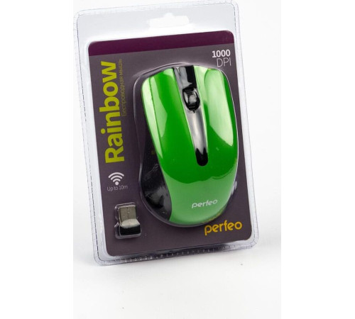 PERFEO (PF-3437) RAINBOW , черный/зеленый