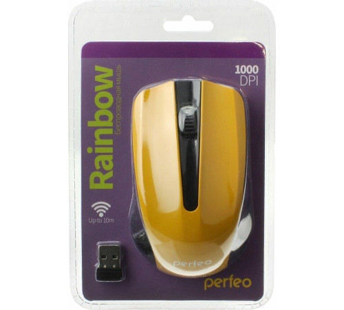 PERFEO (PF-3438) RAINBOW черный/желтый