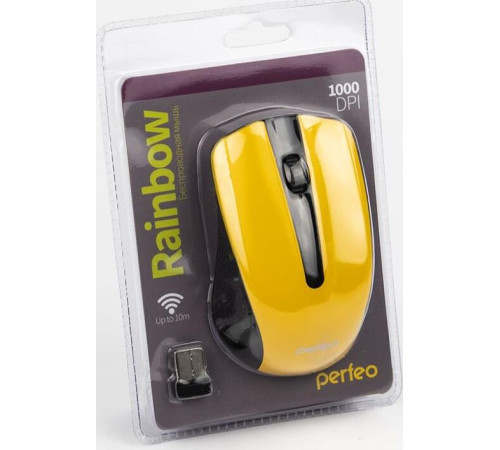 PERFEO (PF-3438) RAINBOW черный/желтый