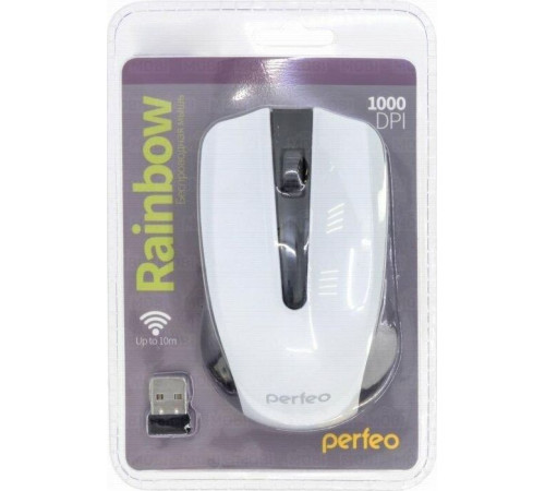 PERFEO (PF-3435) RAINBOW, черный/белый