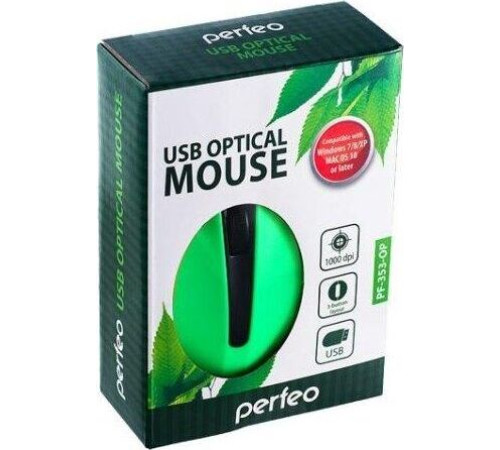 PERFEO (PF-3442) RAINBOW черный/зеленый