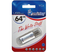 SMARTBUY (SB64GBVC-S) 64GB V-CUT SILVER