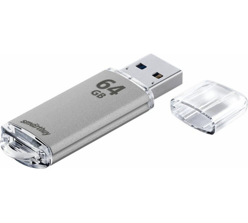 SMARTBUY (SB64GBVC-S) 64GB V-CUT SILVER