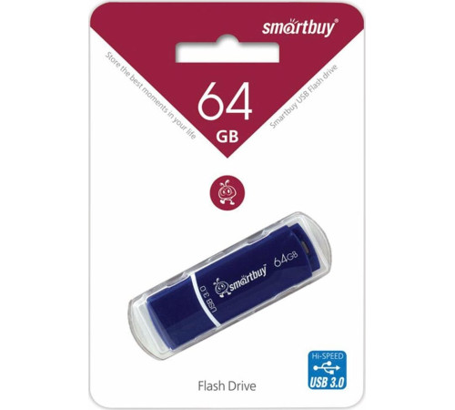 SMARTBUY (SB64GBCRW-BL) 64GB CROWN BLUE USB 3.0