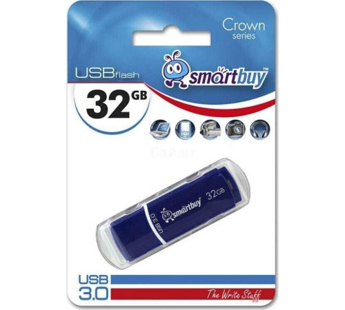 SMARTBUY (SB32GBCRW-BL) 32GB CROWN BLUE USB 3.0