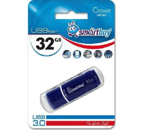 SMARTBUY (SB32GBCRW-BL) 32GB CROWN BLUE USB 3.0