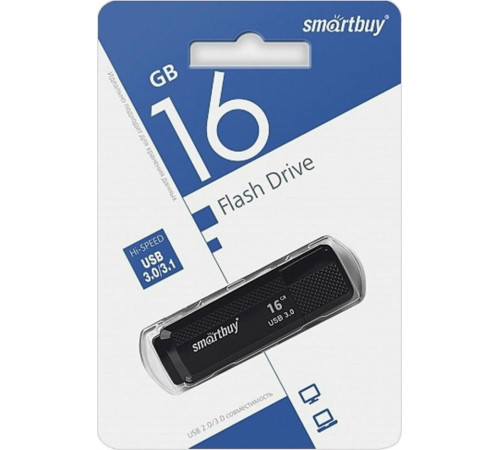 SMARTBUY (SB16GBDK-K3) 16GB DOCK BLACK USB 3.0