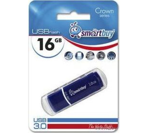 SMARTBUY (SB16GBCRW-BL) 16GB CROWN BLUE USB 3.0