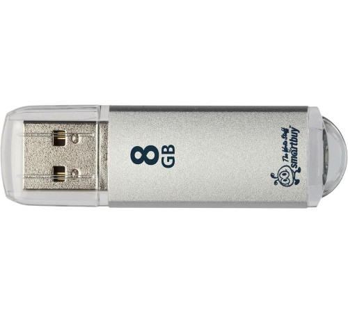 SMARTBUY (SB8GBVC-S) 8GB V-CUT SILVER