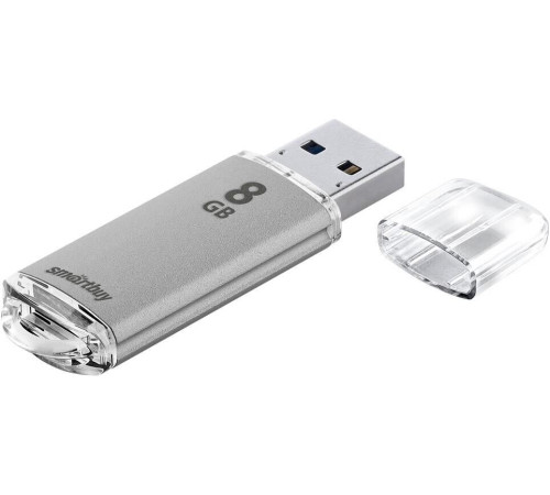 SMARTBUY (SB8GBVC-S) 8GB V-CUT SILVER