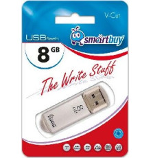 SMARTBUY (SB8GBVC-S) 8GB V-CUT SILVER