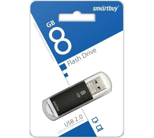 SMARTBUY (SB8GBVC-K) 8GB V-CUT BLACK