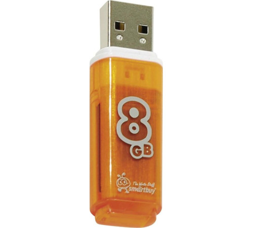SMARTBUY (SB8GBGS-Or) 8GB GLOSSY SERIES ORANGE