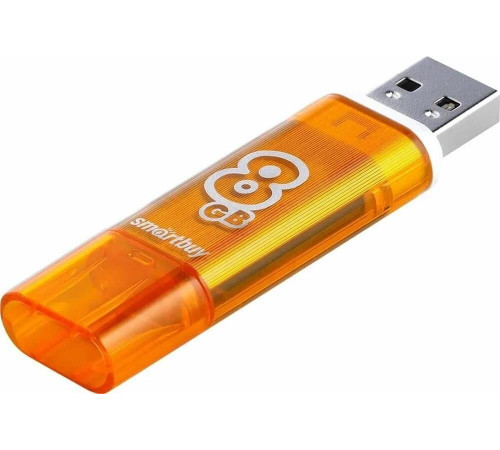 SMARTBUY (SB8GBGS-Or) 8GB GLOSSY SERIES ORANGE