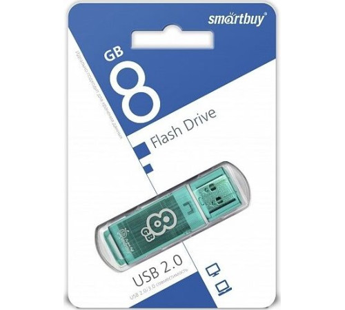SMARTBUY (SB8GBGS-G) 8GB GLOSSY SERIES GREEN