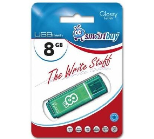SMARTBUY (SB8GBGS-G) 8GB GLOSSY SERIES GREEN