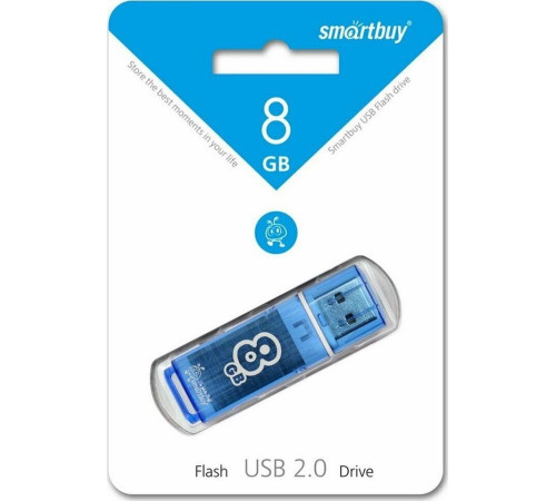 SMARTBUY (SB8GBGS-B) 8GB GLOSSY SERIES BLUE