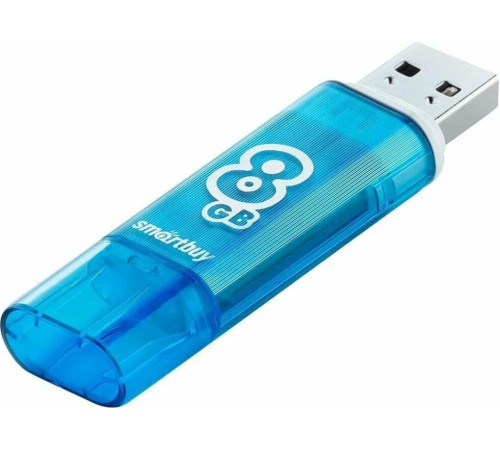 SMARTBUY (SB8GBGS-B) 8GB GLOSSY SERIES BLUE