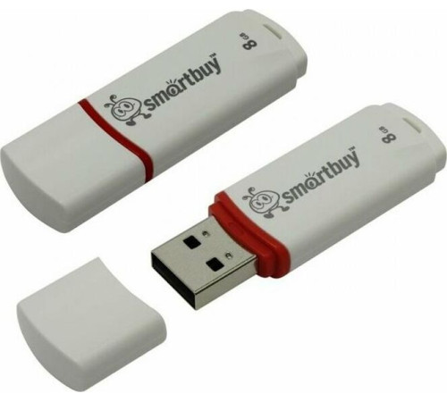 SMARTBUY (SB8GBCRW-W) 8GB CROWN WHITE